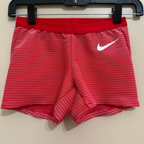 Nike Pro Elite Track Field USA Running Racing Tight Shorts Women